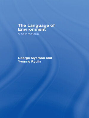 cover image of The Language of Environment